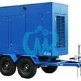 Дизельный генератор ТСС ЭД-10-230 с АВР в погодозащитном кожухе на прицепе