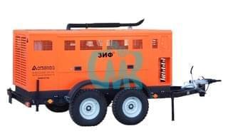 Винтовой передвижной дизельный компрессор ЗИФ-ПВ-10/1,3