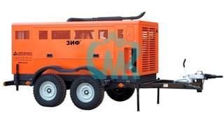 Винтовой передвижной дизельный компрессор ЗИФ-ПВ-18/1,6