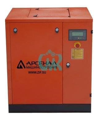 Винтовой электрический компрессор с ременным приводом ЗИФ-СВЭ-1,3/0,7 ШМ