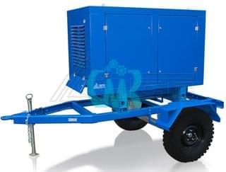 Дизельный генератор ТСС АД-25С-Т400-1РПМ7 на шасси, 25 кВт